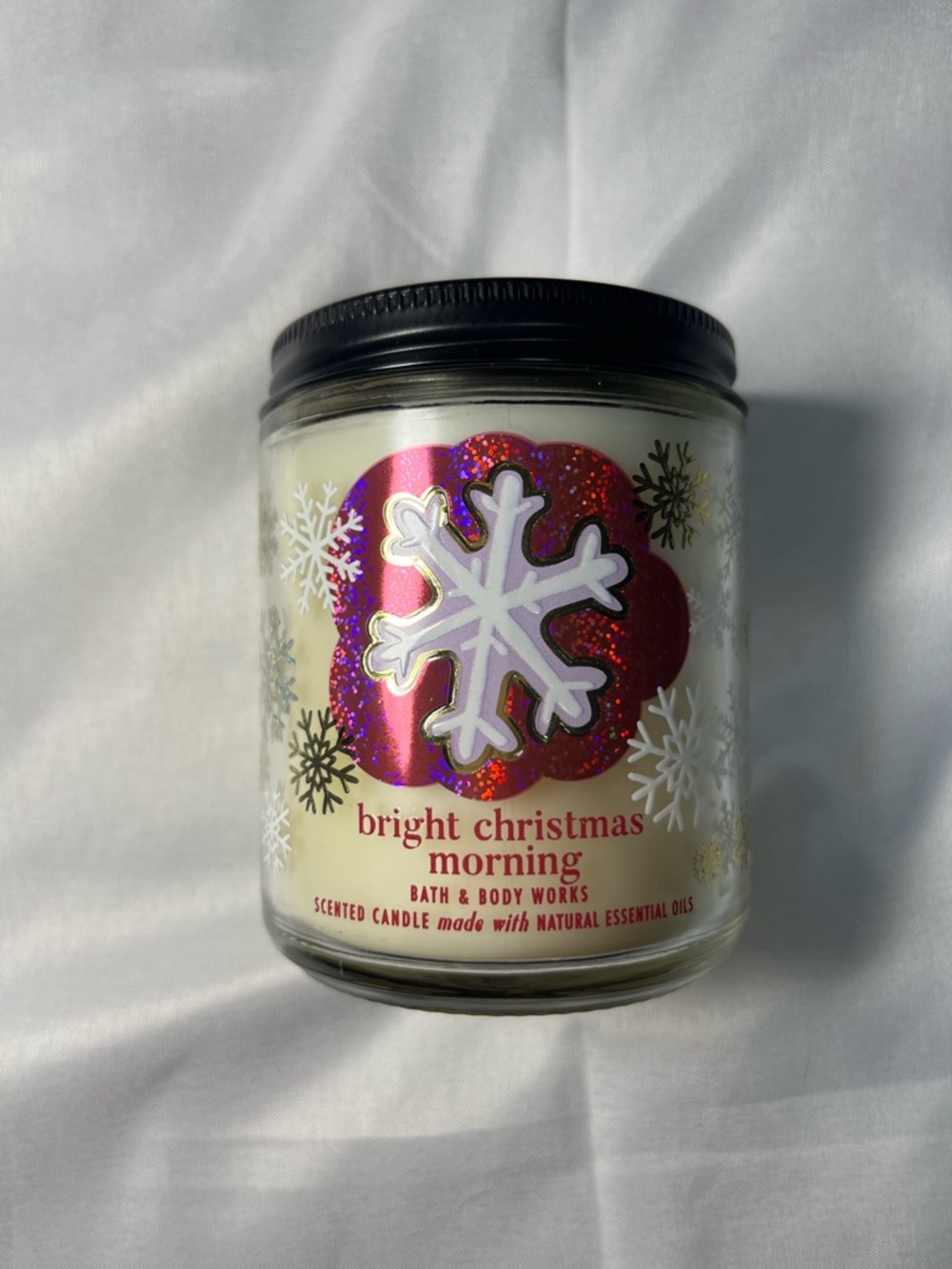 Bath & Body Works Bright Christmas Morning Single Wick Candle New Unused